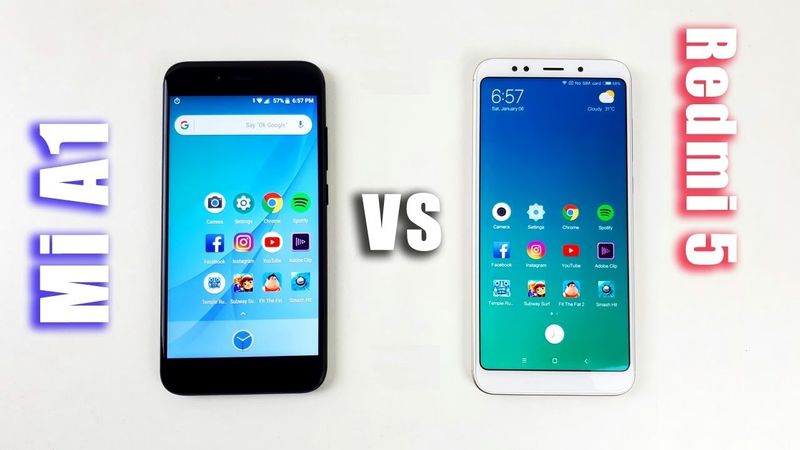 redmi5 vs mia1